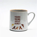 520CC PAD para caneca de café cerâmica com borda marrom